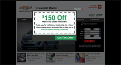 Desktop Screenshot of chevroletmiami.com